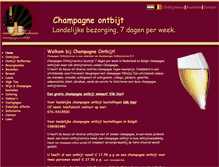 Tablet Screenshot of champagneontbijt.nl